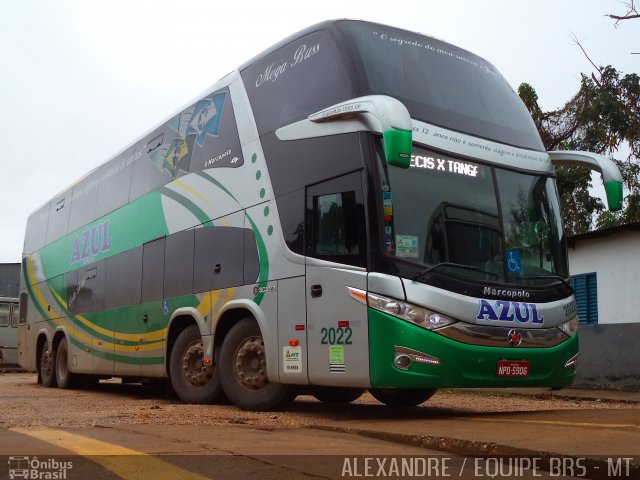 Azul Transportes 2022 na cidade de Cuiabá, Mato Grosso, Brasil, por Alexandre Rodrigo. Número da foto: #2830907.