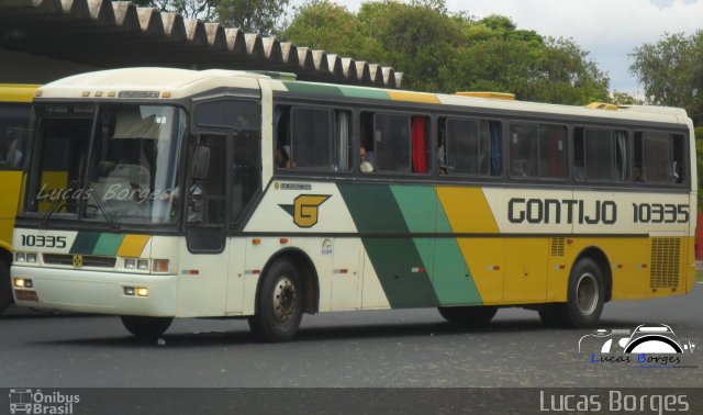 Empresa Gontijo de Transportes 10335 na cidade de Araxá, Minas Gerais, Brasil, por Lucas Borges . Número da foto: #2831847.