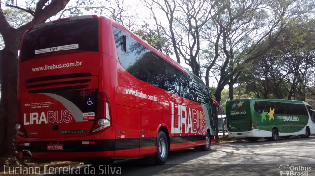 Lirabus 12077 na cidade de São Paulo, São Paulo, Brasil, por Luciano Ferreira da Silva. ID da foto: 2830936.