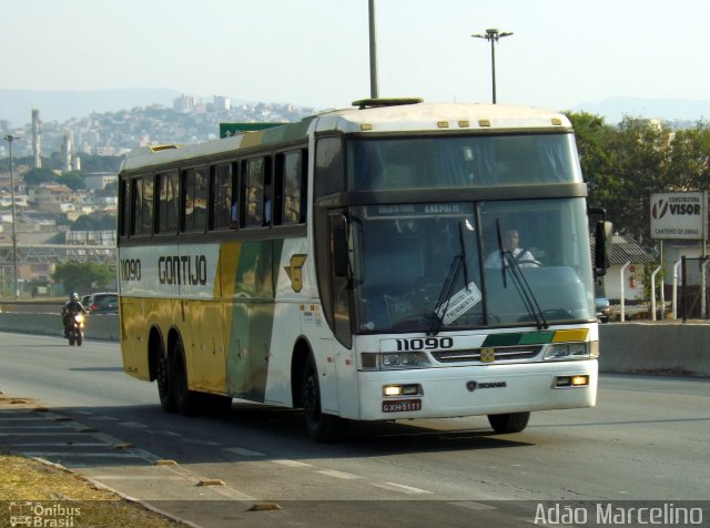 Empresa Gontijo de Transportes 11090 na cidade de Belo Horizonte, Minas Gerais, Brasil, por Adão Raimundo Marcelino. Número da foto: #2832071.