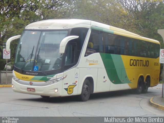 Empresa Gontijo de Transportes 18515 na cidade de São Paulo, São Paulo, Brasil, por Matheus de Melo Bento. Número da foto: #2832263.