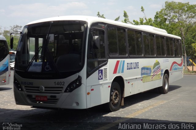 Eliz-Line Transporte e Turismo 1402 na cidade de Agudos, São Paulo, Brasil, por Adriano Moraes dos Reis. Número da foto: #2831664.