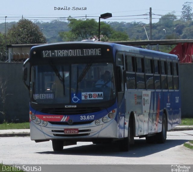 Guarulhos Transportes 33.617 na cidade de Guarulhos, São Paulo, Brasil, por Danilo Souza. ID da foto: 2831765.