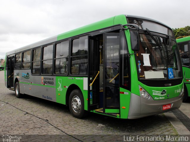 Viação Santa Brígida 1 1445 na cidade de São Paulo, São Paulo, Brasil, por Luiz Fernando Maximo. ID da foto: 2833824.