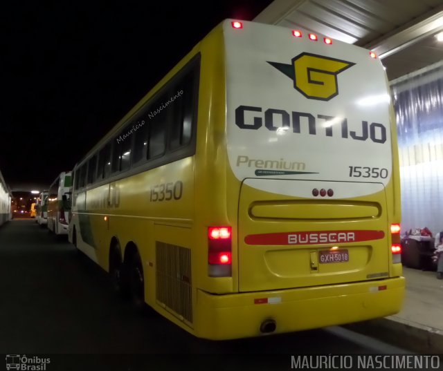 Empresa Gontijo de Transportes 15350 na cidade de Belo Horizonte, Minas Gerais, Brasil, por Maurício Nascimento. Número da foto: #2835222.