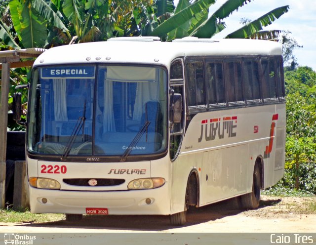 Sublime Transportes e Turismo 2220 na cidade de São Mateus, Espírito Santo, Brasil, por Caio Trés. Número da foto: #2834980.