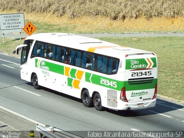 Cia. São Geraldo de Viação 21345 na cidade de Aparecida, São Paulo, Brasil, por Fabio Alcantara. Número da foto: #2835125.