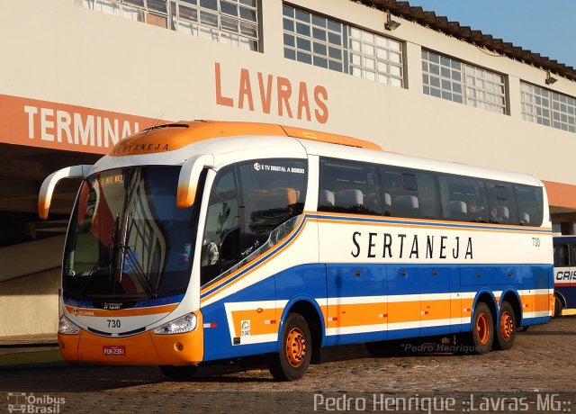 Viação Sertaneja 730 na cidade de Lavras, Minas Gerais, Brasil, por Pedro Henrique Gumercindo da Silva. Número da foto: #2833233.
