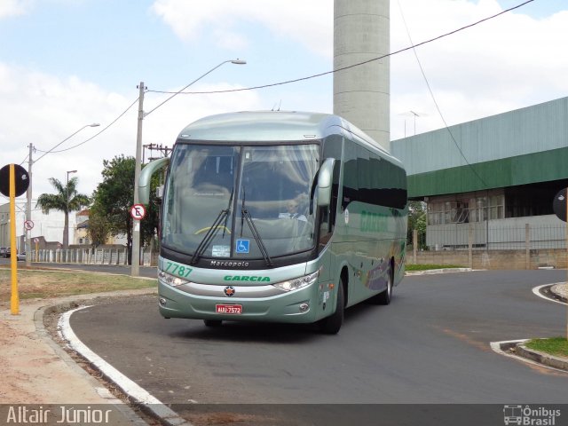 Viação Garcia 7787 na cidade de Bauru, São Paulo, Brasil, por Altair Júnior. Número da foto: #2833833.
