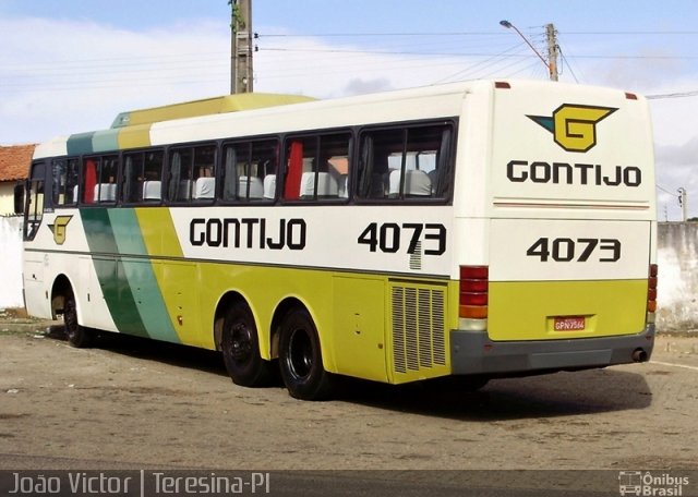 Empresa Gontijo de Transportes 4073 na cidade de Teresina, Piauí, Brasil, por João Victor. ID da foto: 2833607.