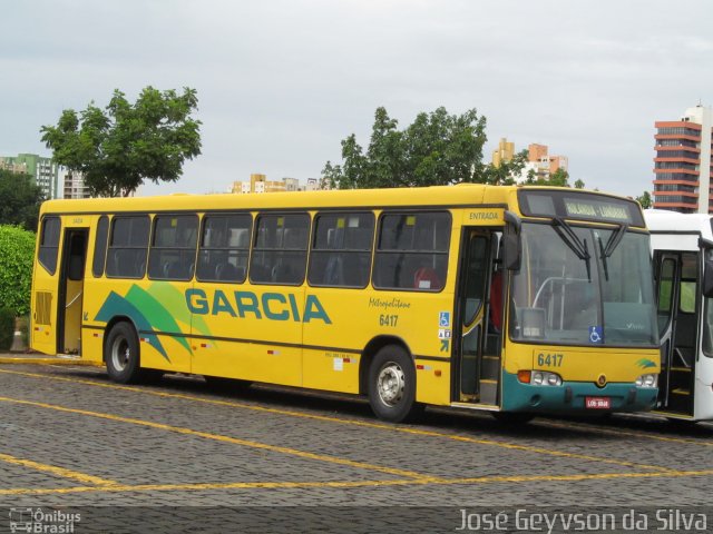 Viação Garcia 6417 na cidade de Londrina, Paraná, Brasil, por José Geyvson da Silva. Número da foto: #2834148.
