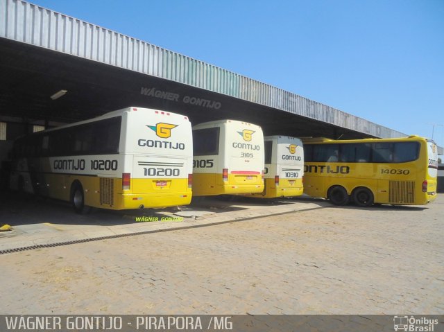 Empresa Gontijo de Transportes 10200 na cidade de Pirapora, Minas Gerais, Brasil, por Wagner Gontijo Várzea da Palma-mg. ID da foto: 2836259.