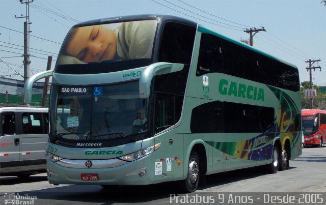 Viação Garcia 7107 na cidade de São Paulo, São Paulo, Brasil, por Cristiano Soares da Silva. Número da foto: #2837437.