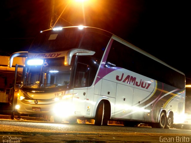 Viação Jam Joy 7812 na cidade de Porto Franco, Maranhão, Brasil, por Gean Brito. Número da foto: #2835939.