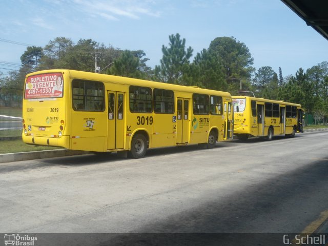 Auto Ônibus Três Irmãos 3019 na cidade de Jundiaí, São Paulo, Brasil, por Gabriel Giacomin de Lima. Número da foto: #2837956.