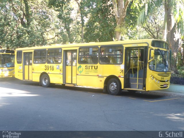 Auto Ônibus Três Irmãos 3918 na cidade de Jundiaí, São Paulo, Brasil, por Gabriel Giacomin de Lima. Número da foto: #2837959.