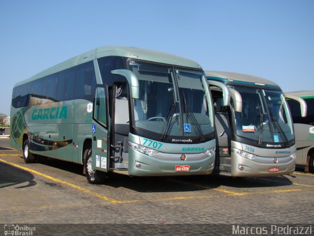 Viação Garcia 7707 na cidade de Londrina, Paraná, Brasil, por Marcos Pedrazzi. Número da foto: #2839423.