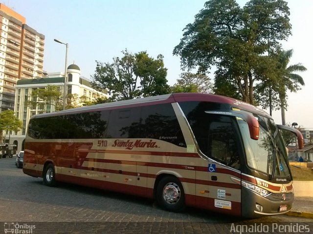 Santa Maria Fretamento e Turismo > Transportes Santa Maria(SP) 510 na cidade de São Lourenço, Minas Gerais, Brasil, por Agnaldo Penides. Número da foto: #2839417.
