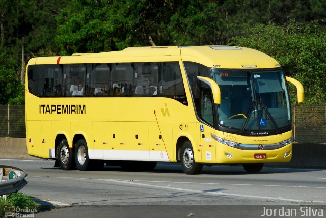 Viação Itapemirim 60735 na cidade de Aparecida, São Paulo, Brasil, por Jordan dos Santos Silva. Número da foto: #2838863.