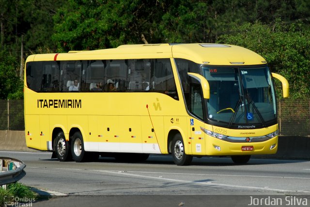 Viação Itapemirim 60735 na cidade de Aparecida, São Paulo, Brasil, por Jordan dos Santos Silva. ID da foto: 2838863.