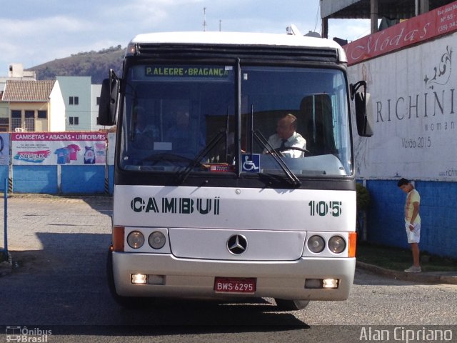 Auto Viação Cambuí 105 na cidade de Cambuí, Minas Gerais, Brasil, por Alan Cipriano. ID da foto: 2839059.