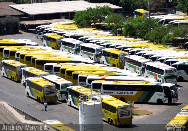 Empresa Gontijo de Transportes Garagem BHZ na cidade de Belo Horizonte, Minas Gerais, Brasil, por Andrey Gustavo. ID da foto: 2838907.