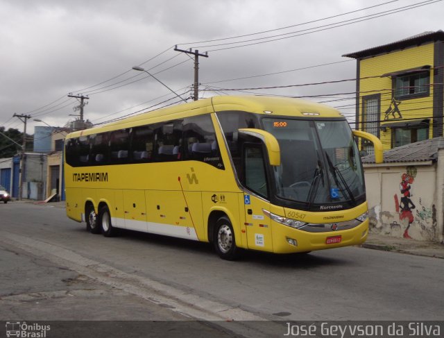Viação Itapemirim 60547 na cidade de São Paulo, São Paulo, Brasil, por José Geyvson da Silva. Número da foto: #2841443.