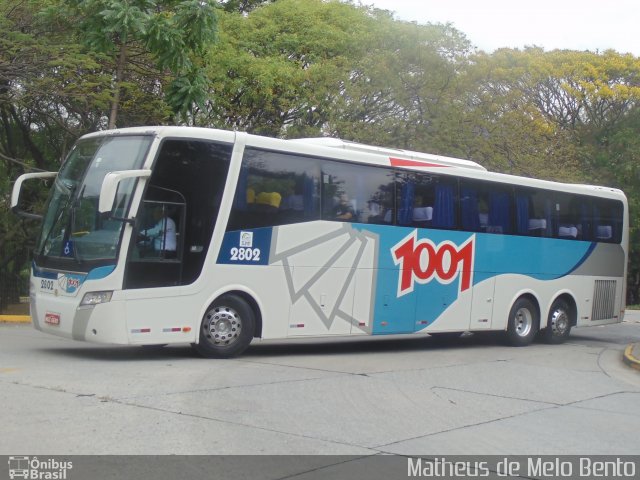 Auto Viação 1001 2802 na cidade de São Paulo, São Paulo, Brasil, por Matheus de Melo Bento. Número da foto: #2841395.