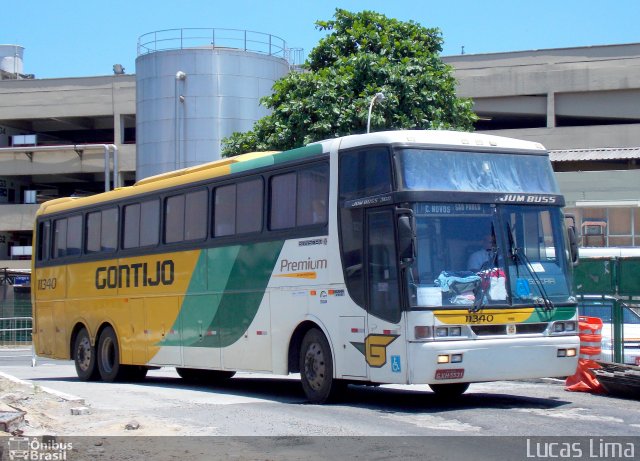 Empresa Gontijo de Transportes 11340 na cidade de Rio de Janeiro, Rio de Janeiro, Brasil, por Lucas Lima. ID da foto: 2840813.