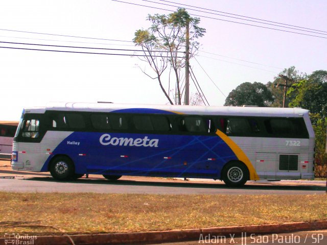 Viação Cometa 7322 na cidade de São Paulo, São Paulo, Brasil, por Adam Xavier Rodrigues Lima. ID da foto: 2840737.