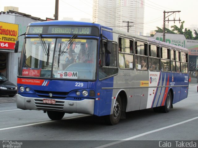 Expresso SBC 229 na cidade de São Bernardo do Campo, São Paulo, Brasil, por Caio  Takeda. Número da foto: #2840138.