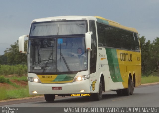 Empresa Gontijo de Transportes 11800 na cidade de Várzea da Palma, Minas Gerais, Brasil, por Wagner Gontijo Várzea da Palma-mg. ID da foto: 2840609.