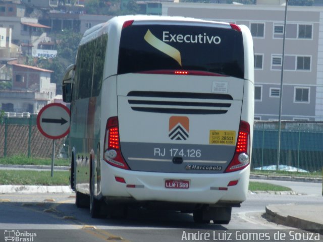 Viação Cidade do Aço RJ 174.126 na cidade de Resende, Rio de Janeiro, Brasil, por André Luiz Gomes de Souza. Número da foto: #2844454.