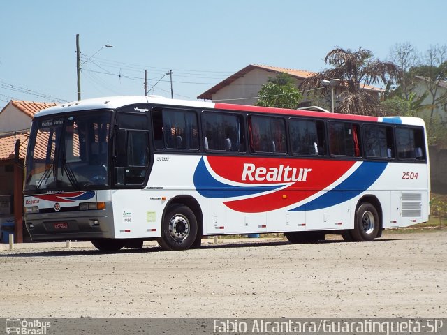 Realtur 2504 na cidade de Guaratinguetá, São Paulo, Brasil, por Fabio Alcantara. ID da foto: 2843538.