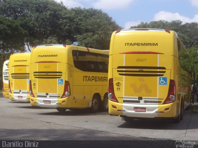 Viação Itapemirim 60671 na cidade de São Paulo, São Paulo, Brasil, por Douglas Jesus. Número da foto: #2844428.