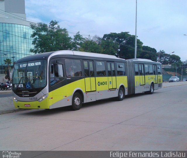 Milênio Transportes 10788 na cidade de Belo Horizonte, Minas Gerais, Brasil, por Felipe Fernandes Ladislau. Número da foto: #2843266.