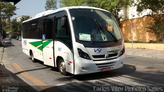 VSI - Viação Santo Ignácio 907 na cidade de Guarulhos, São Paulo, Brasil, por Carlos Vitor Pinheiro Salles. Número da foto: #2843014.