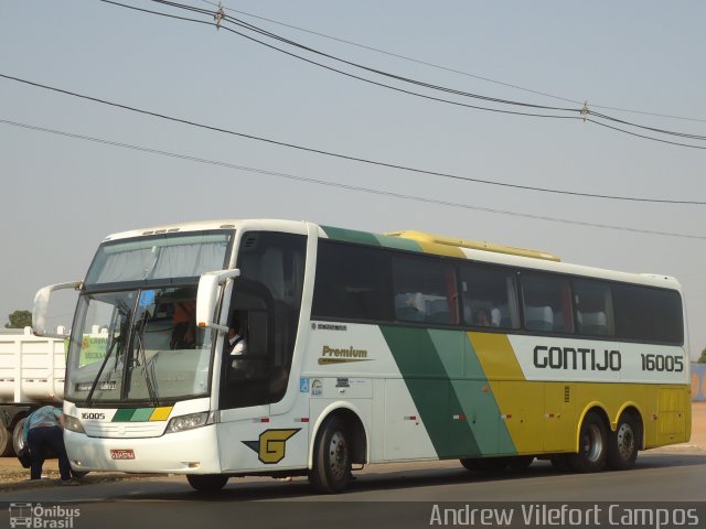 Empresa Gontijo de Transportes 16005 na cidade de Pirapora, Minas Gerais, Brasil, por Andrew Campos. Número da foto: #2846111.