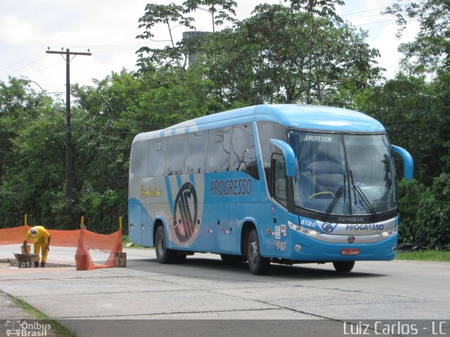Auto Viação Progresso 6180 na cidade de Recife, Pernambuco, Brasil, por Luiz Carlos de Santana. Número da foto: #2845730.