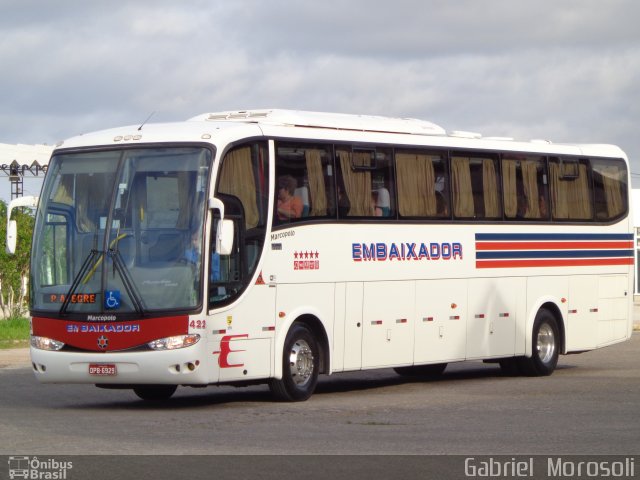 Expresso Embaixador 422 na cidade de Pelotas, Rio Grande do Sul, Brasil, por Gabriel  Morosoli. Número da foto: #2845021.