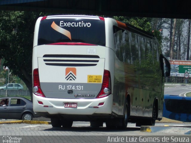 Viação Cidade do Aço RJ 174.131 na cidade de Resende, Rio de Janeiro, Brasil, por André Luiz Gomes de Souza. Número da foto: #2846756.