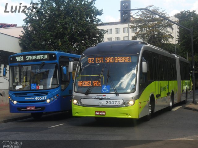Viação Getúlio Vargas 20473 na cidade de Belo Horizonte, Minas Gerais, Brasil, por Luiz Fernando. Número da foto: #2845529.
