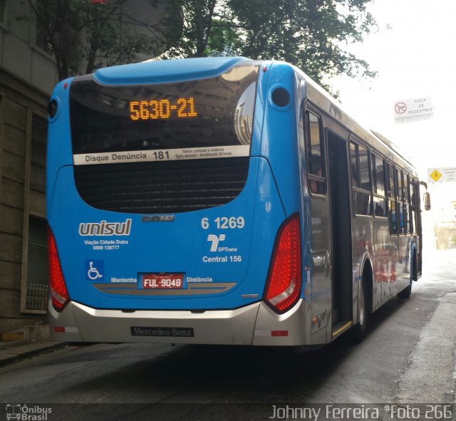 Viação Cidade Dutra 6 1269 na cidade de São Paulo, São Paulo, Brasil, por Johnny Ferreira. Número da foto: #2845043.