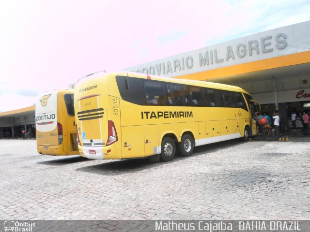 Viação Itapemirim 60545 na cidade de Milagres, Bahia, Brasil, por Matheus Cajaiba. Número da foto: #2844931.