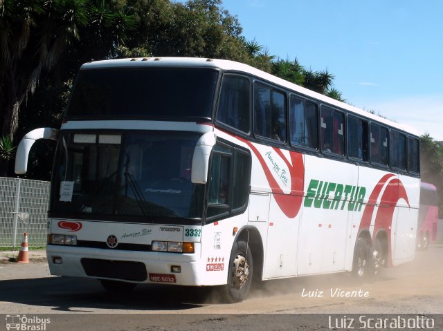 Eucatur - Empresa União Cascavel de Transportes e Turismo 3332 na cidade de Curitiba, Paraná, Brasil, por Luiz Scarabotto . ID da foto: 2846721.