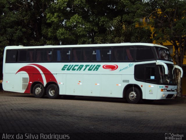 Eucatur - Empresa União Cascavel de Transportes e Turismo 3340 na cidade de Ji-Paraná, Rondônia, Brasil, por Alex da Silva Rodrigues. ID da foto: 2846768.