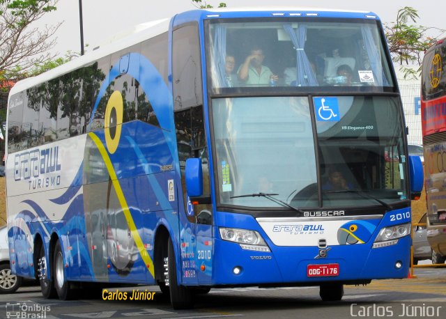 Arara Azul Turismo 2010 na cidade de Goiânia, Goiás, Brasil, por Carlos Júnior. ID da foto: 2848664.