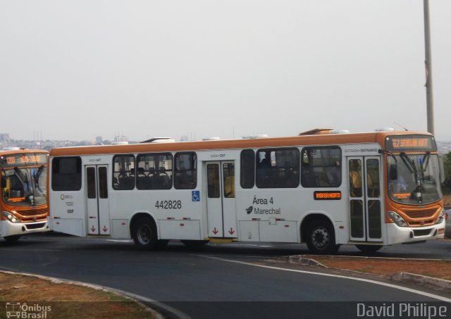 Auto Viação Marechal Brasília 442828 na cidade de Ceilândia, Distrito Federal, Brasil, por David Philipe Cardoso de Araujo. Número da foto: #2847076.