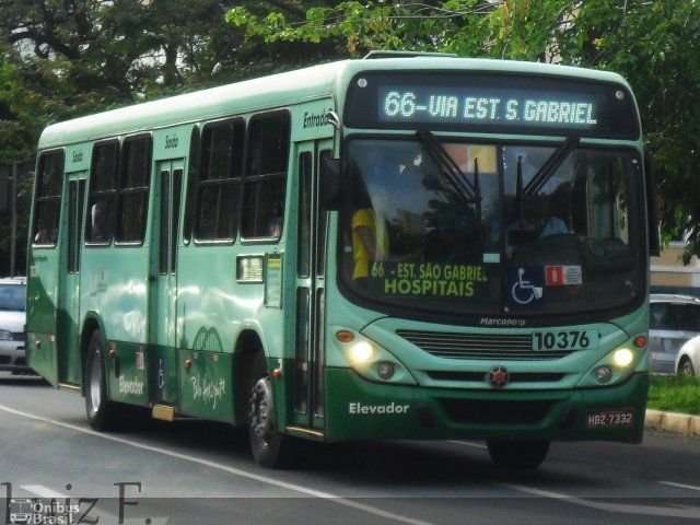 Milênio Transportes 10376 na cidade de Belo Horizonte, Minas Gerais, Brasil, por Luiz Fernando. Número da foto: #2849348.