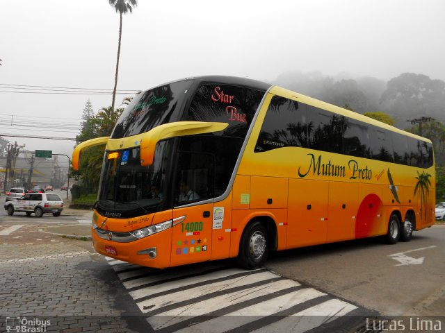Viação Mutum Preto 14000 na cidade de Petrópolis, Rio de Janeiro, Brasil, por Lucas Lima. Número da foto: #2851281.
